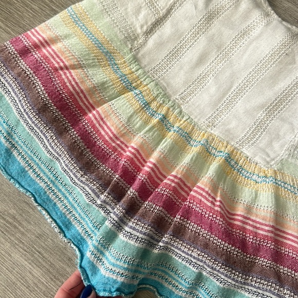 Billabong Striped Cropped Top Small GUC - Picture 3 of 8